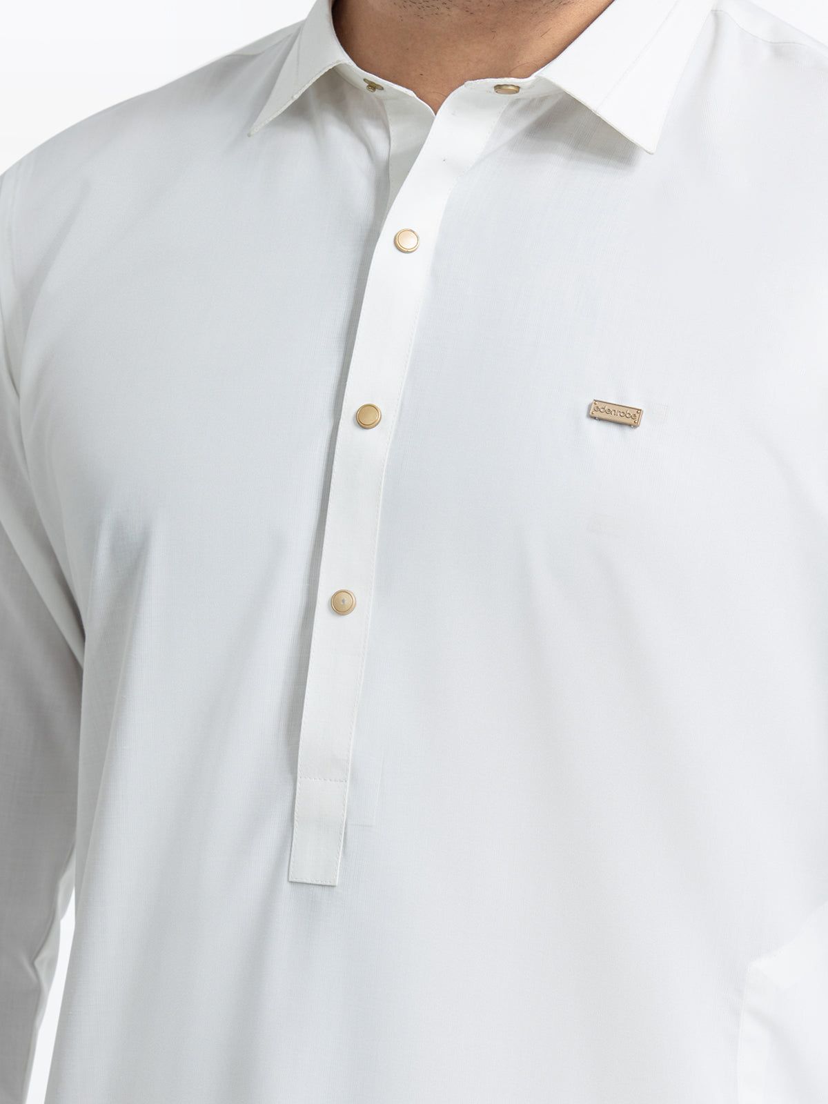 Men's Off White Kurta Shalwar