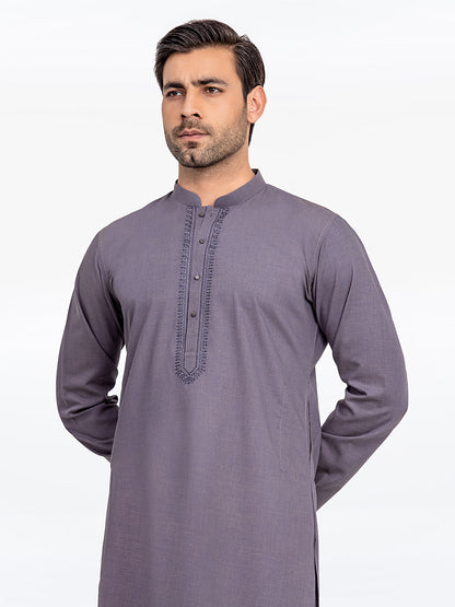Men's Purple Kurta