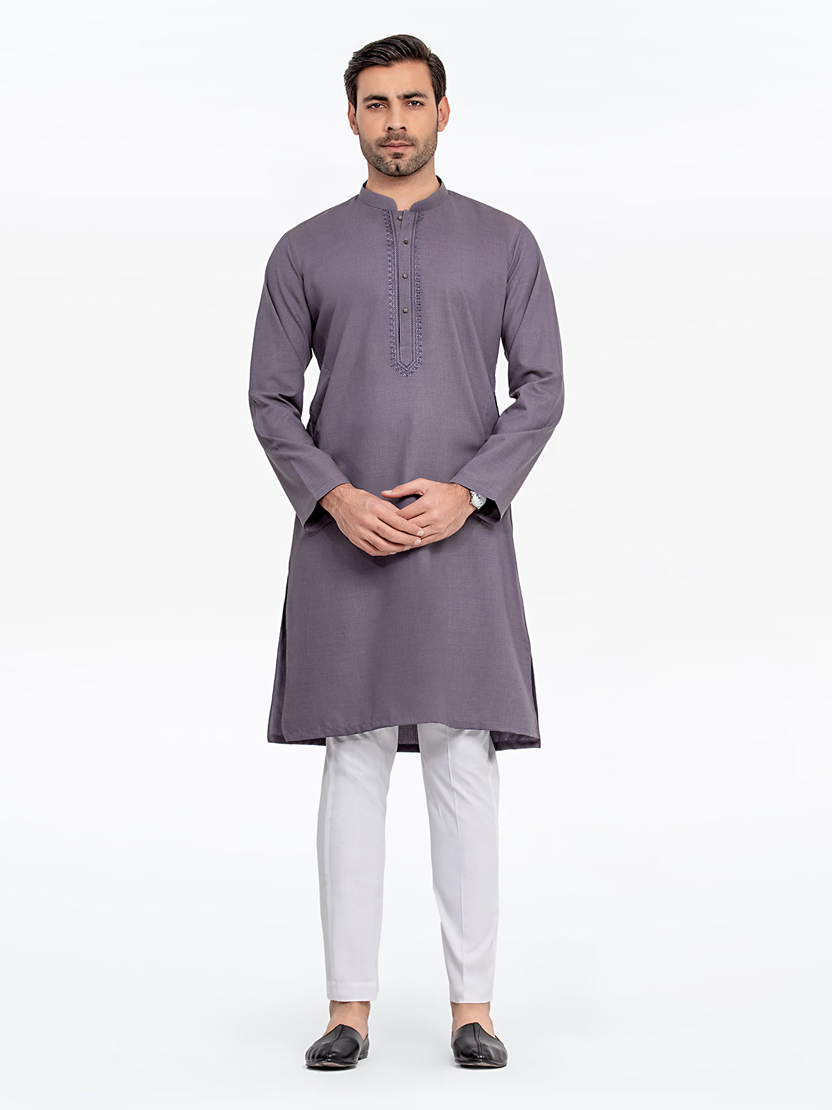 Men's Purple Kurta