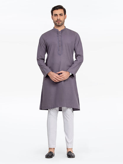 Men's Purple Kurta