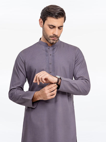 Men's Purple Kurta