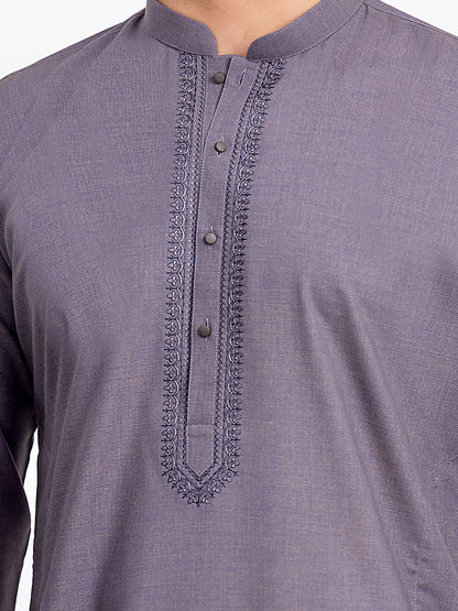 Men's Purple Kurta