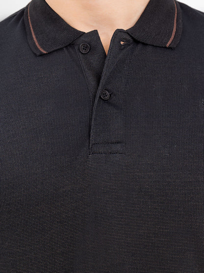 Men's Brown Polo Shirt