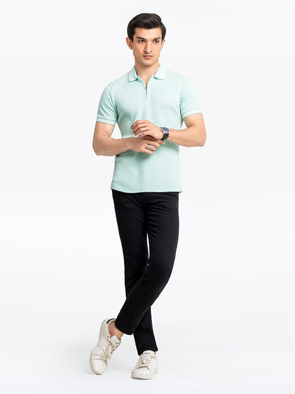 Men's Mint Green Polo Shirt