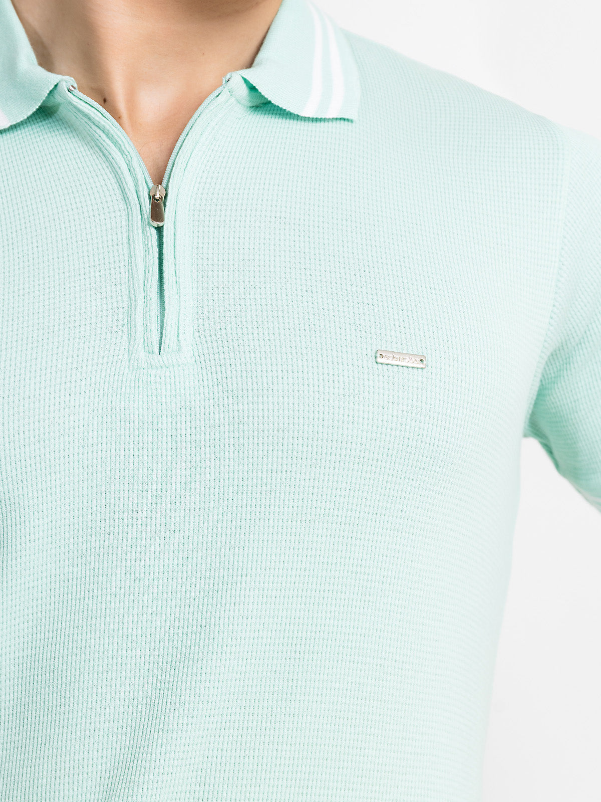 Men's Mint Green Polo Shirt