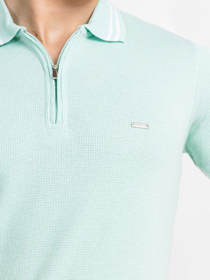 Men's Mint Green Polo Shirt