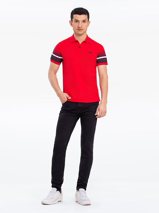 Men's Red Polo Shirt