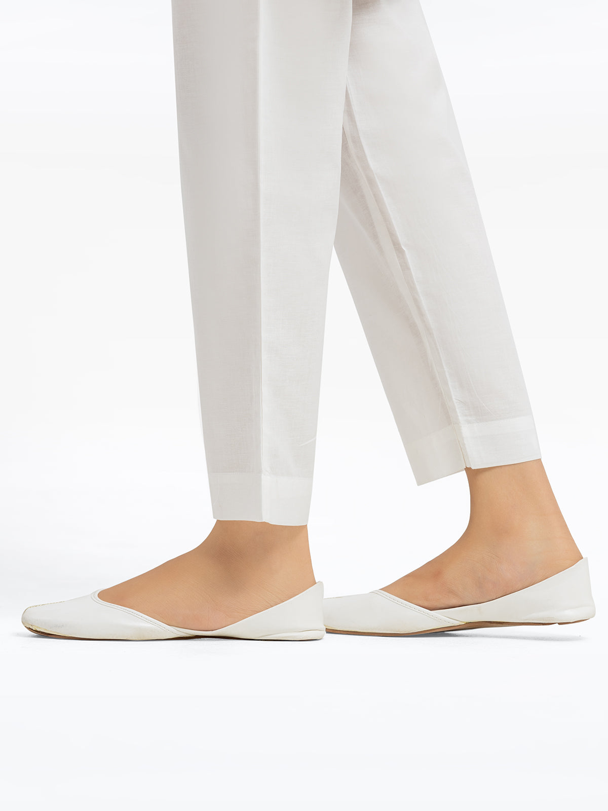 Women's White Trouser