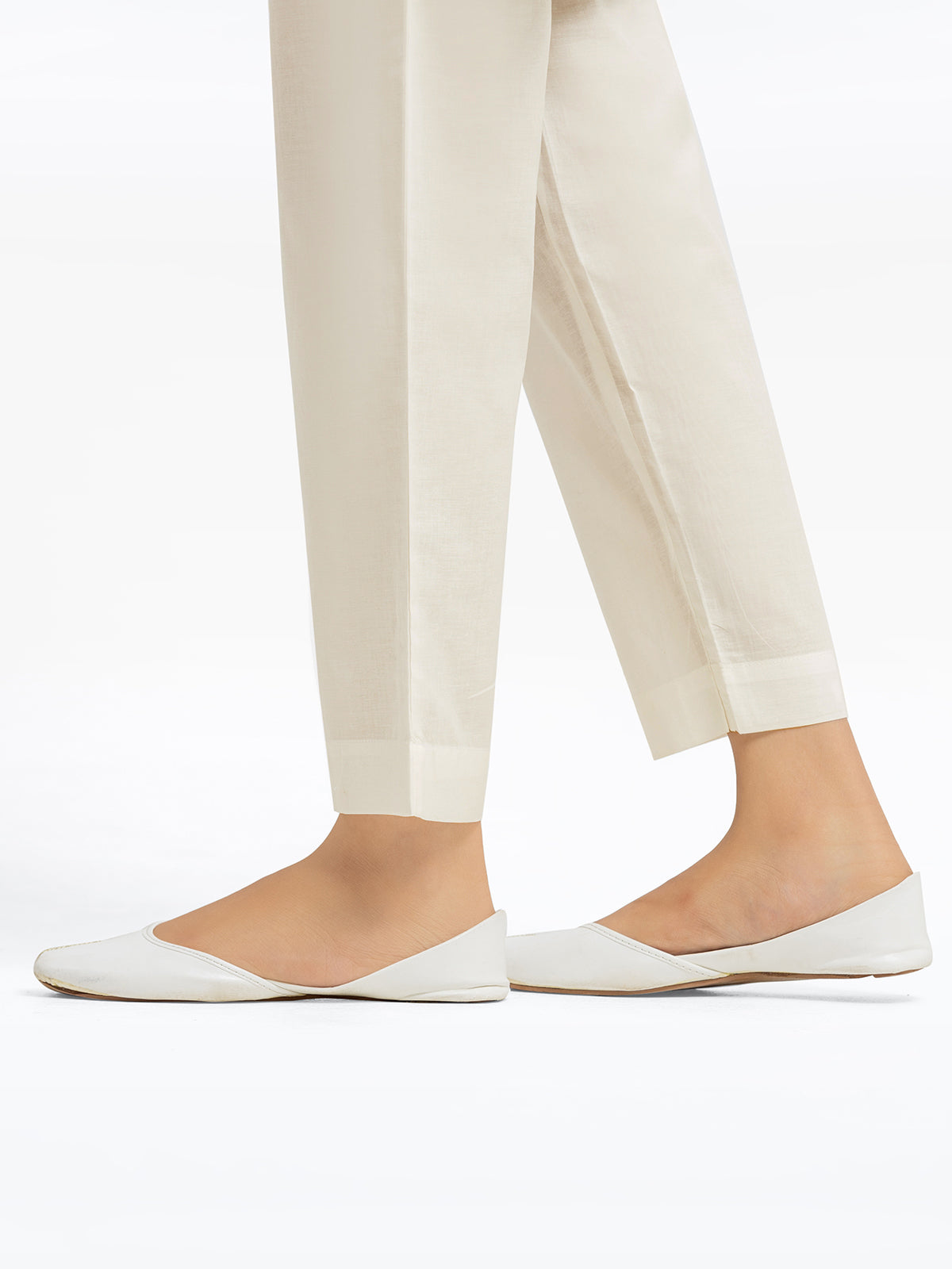 Women's Cream Trouser