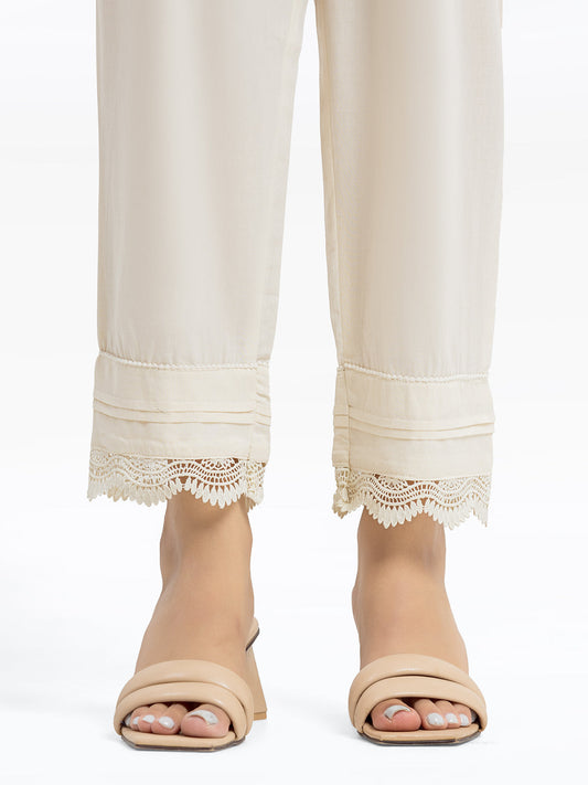 Women's Cream Trouser