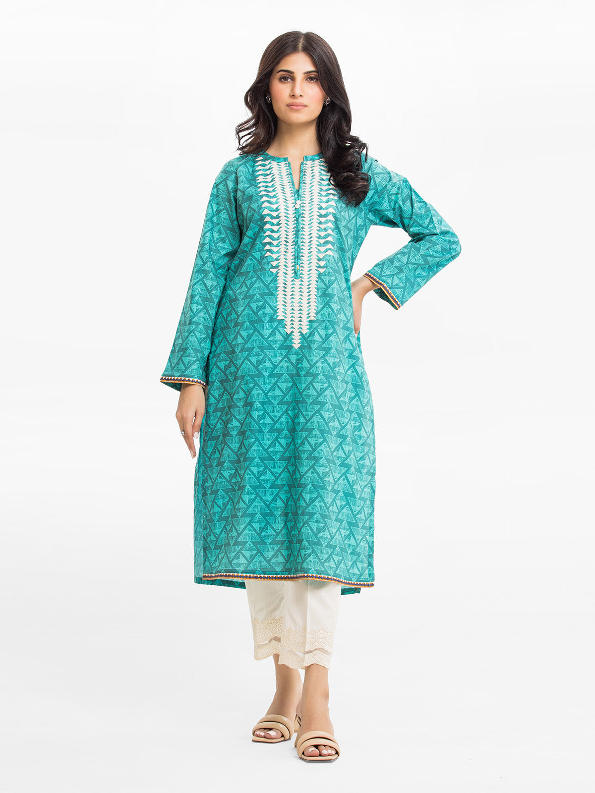 Pret 1Pc Embroidered Khaddar Shirt