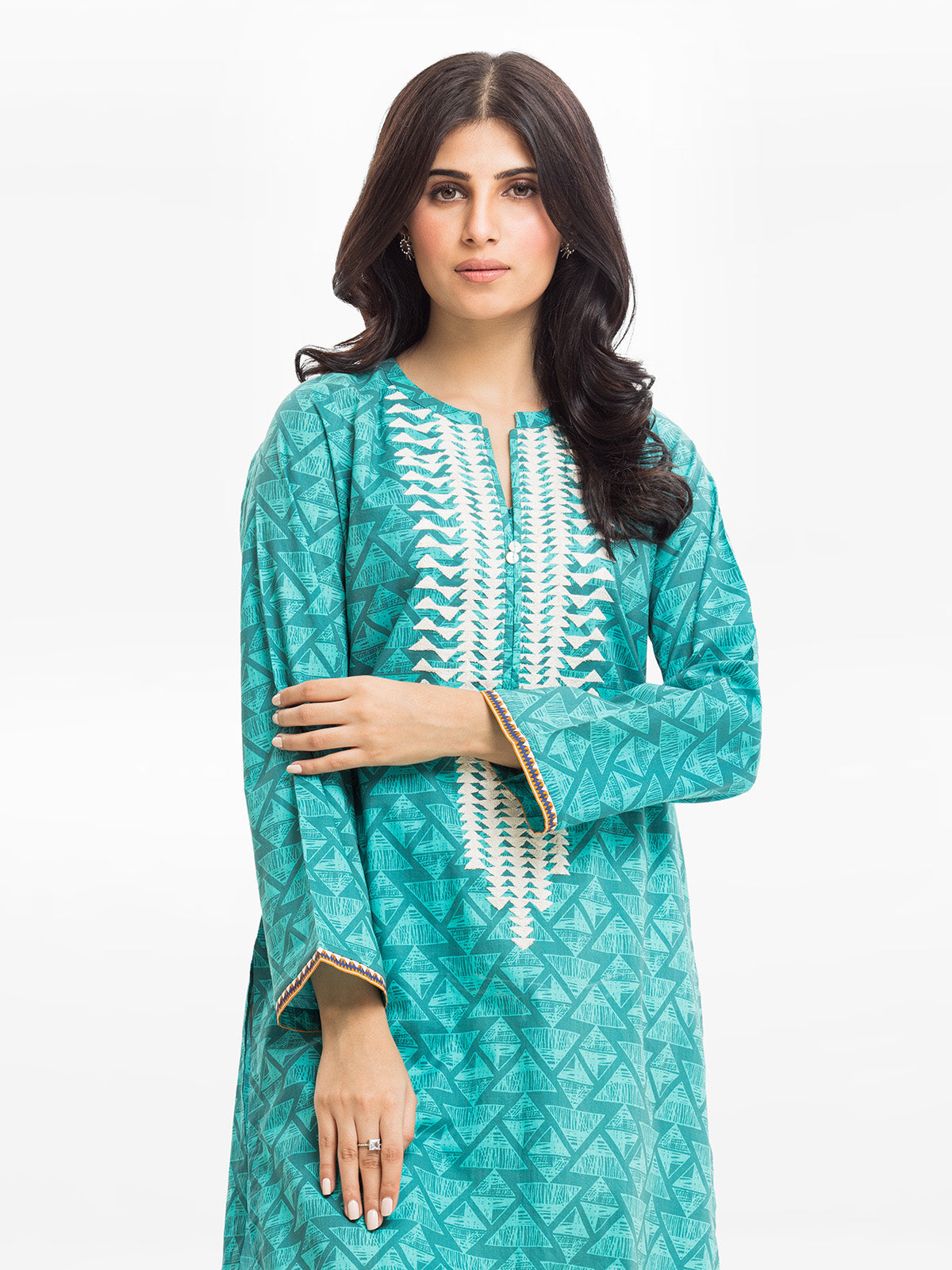 Pret 1Pc Embroidered Khaddar Shirt