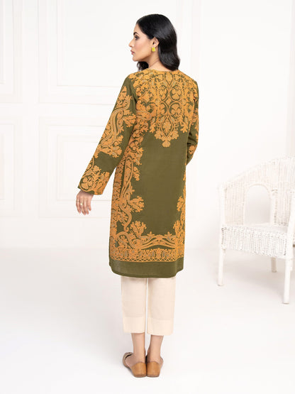 Khaddar Shirt-Embroidered (Unstitched)