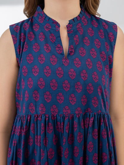 Printed Cambric Dress