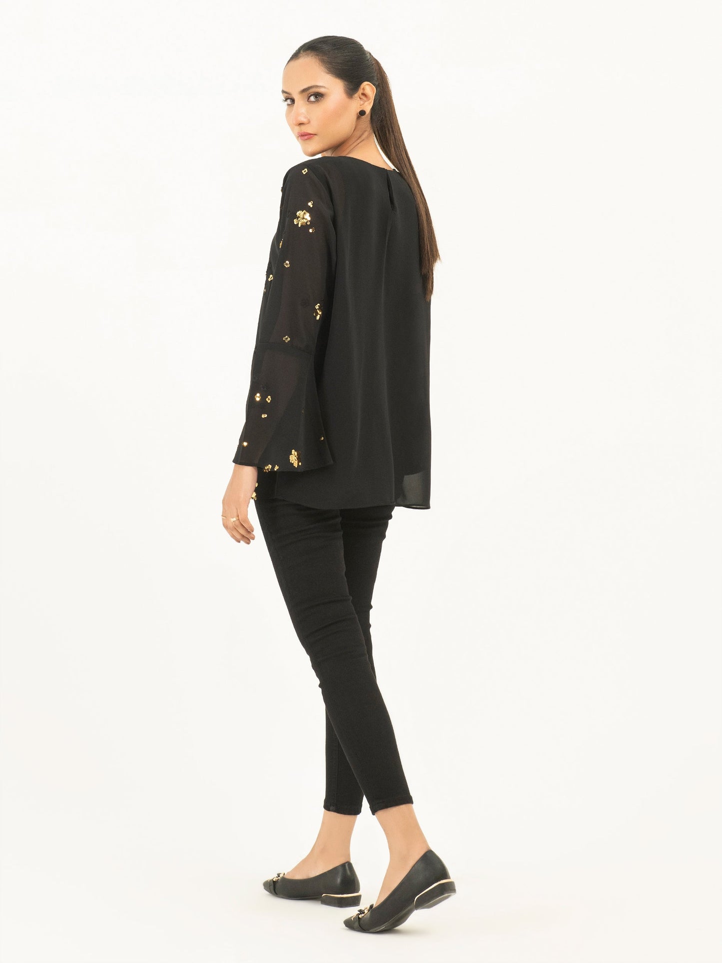 Embellished Grip Top