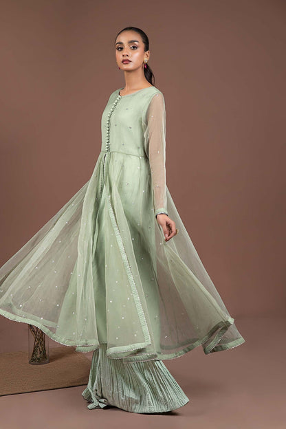 2 Piece Dyed Organza Suit