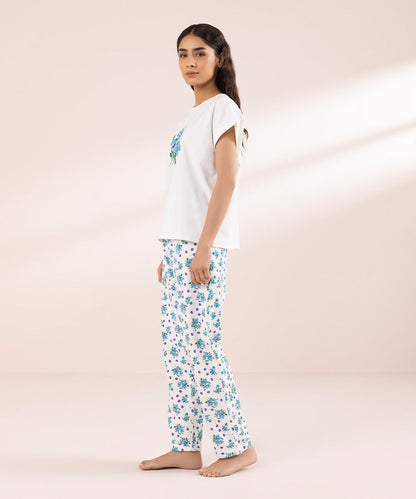 PRINTED COTTON PJ SET