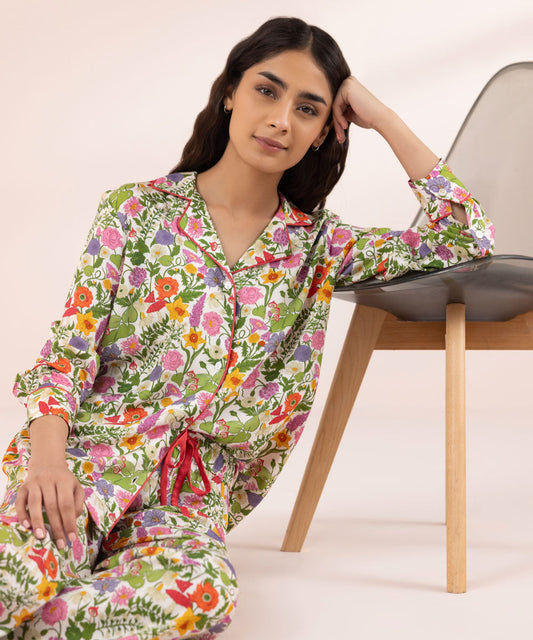 PRINTED VISCOSE PJ SET