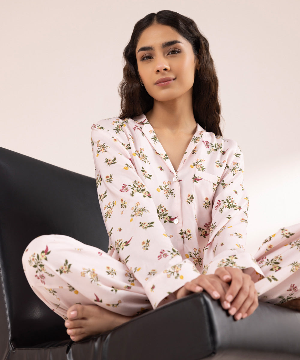 PRINTED VISCOSE PJ SET