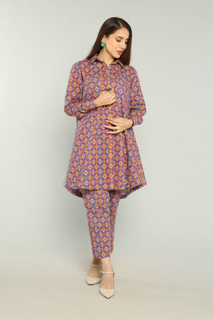 Unstitched Printed 3-Pieces  Khaddar